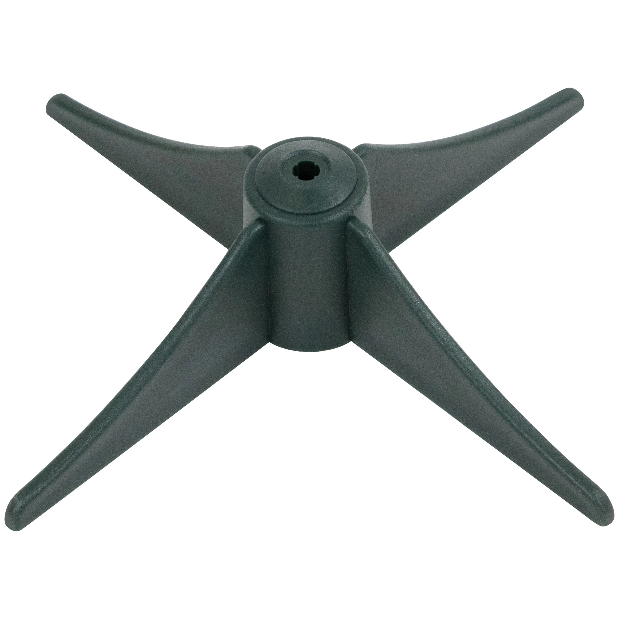 Green Plastic Christmas Tree Stand for 2' - 2.5' Artificial Trees. - 6.5