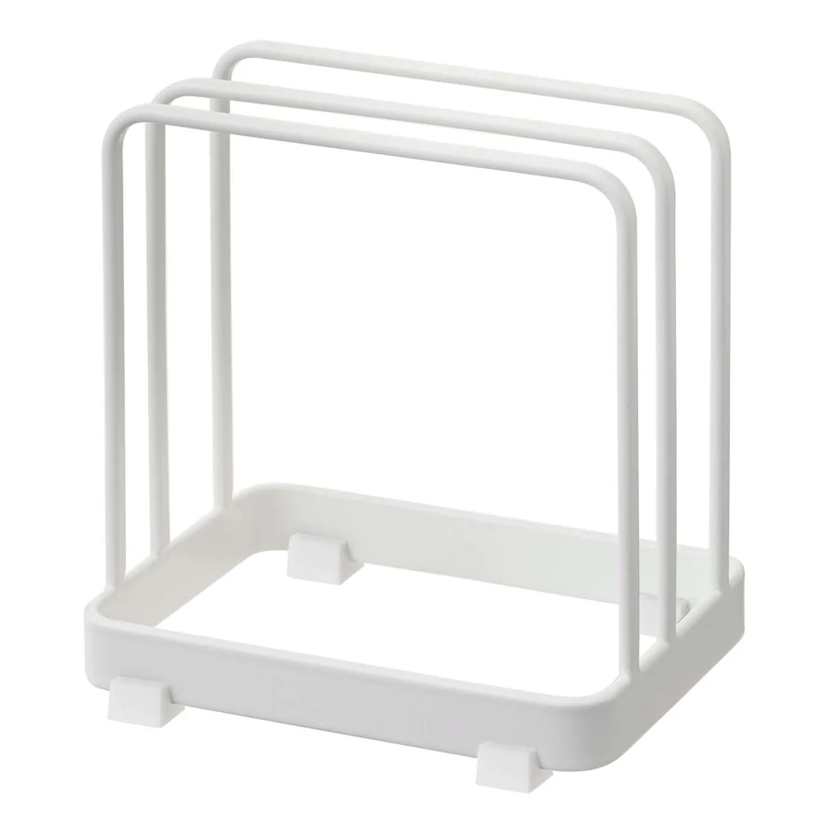 Yamazaki Home Cutting Board Stand, Steel - L 3.54 x W 4.72 x H 4.72 inches