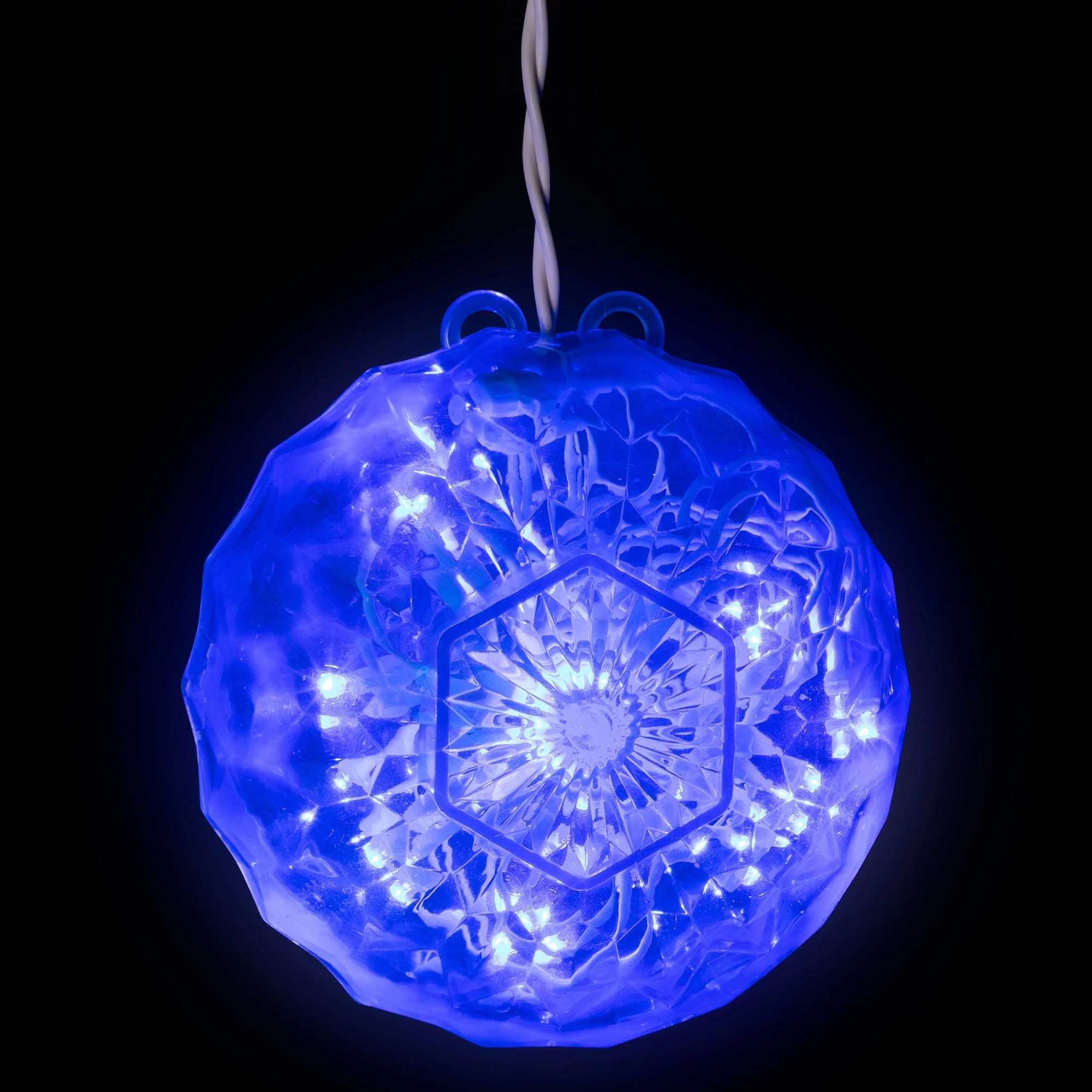 LED Crystal Sphere Hanging Christmas Decoration - 5
