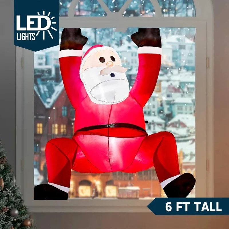 Climbing Santa Squad Inflatable