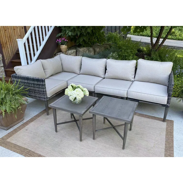 Tuckerman 5 - Person Outdoor Seating Group with Cushions