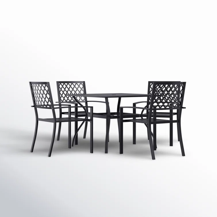 Alyah 4 - Person Square Outdoor Dining Set