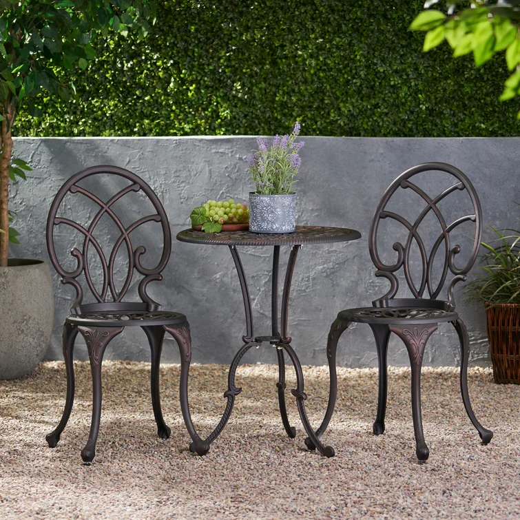 Messer 2 - Person Round Outdoor Dining Set