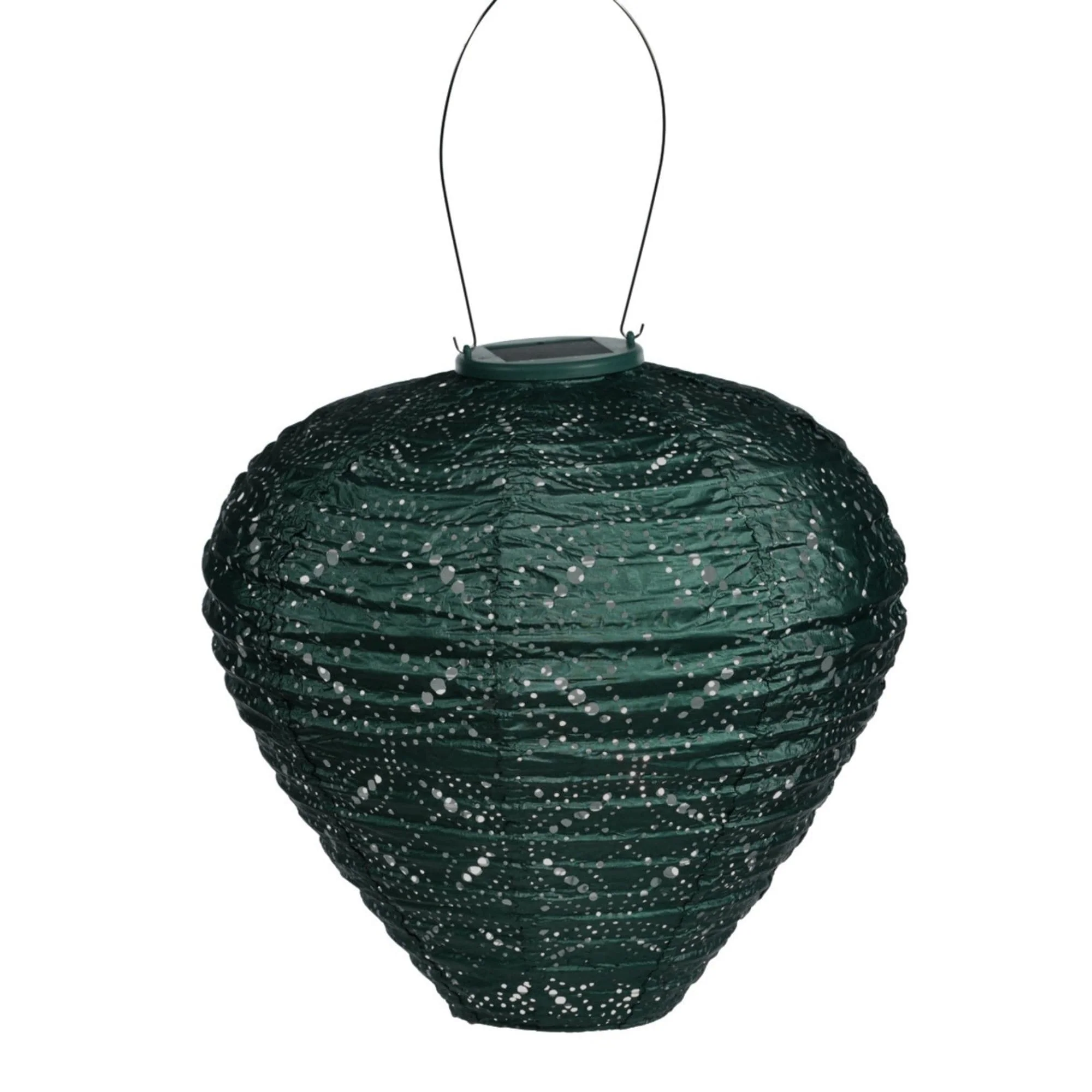 Pre-Lit Battery-Operated Balloon Mandela Lantern - 17.75