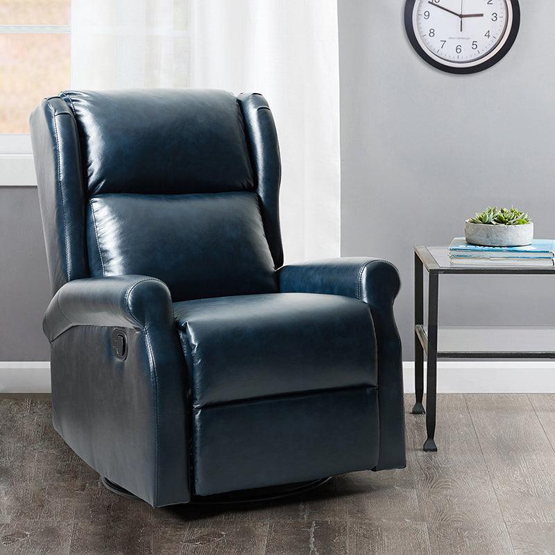 Chanhu Vegan Leather Swivel Recliner