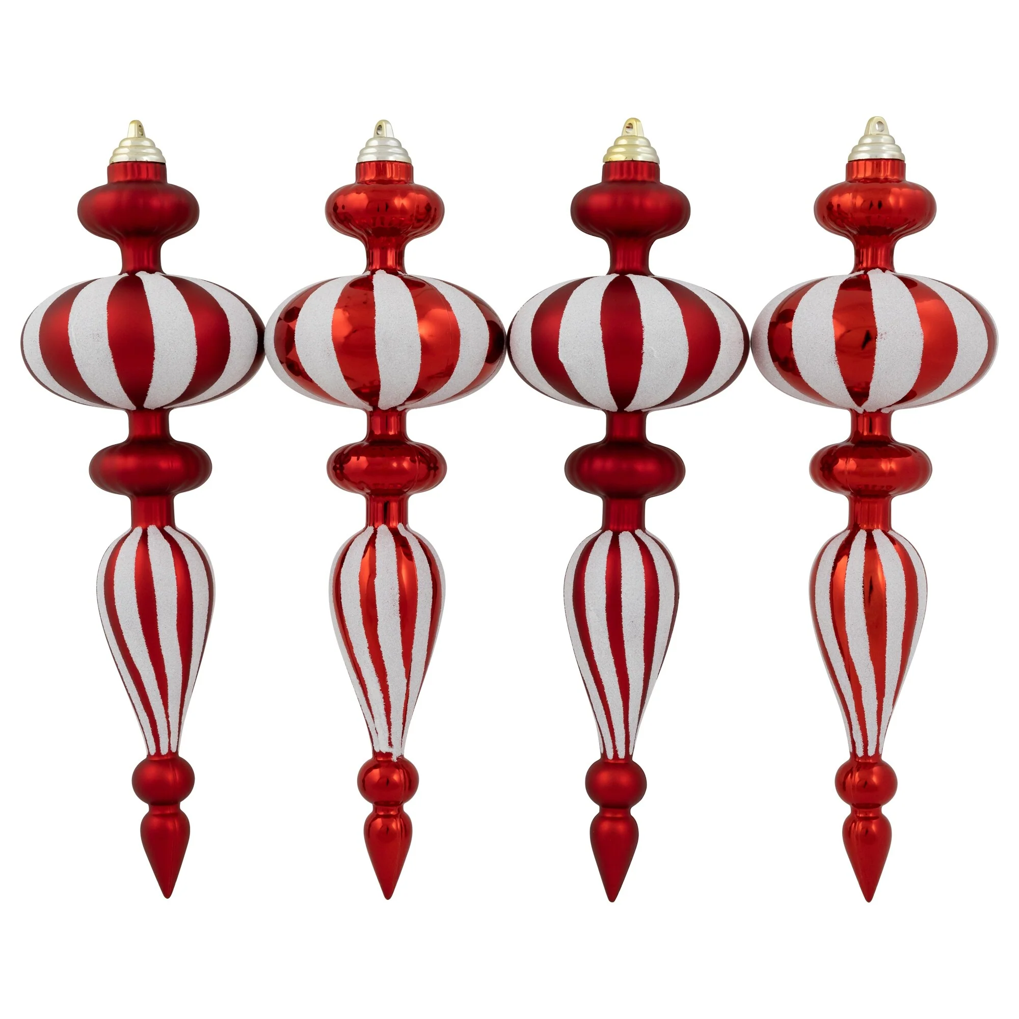 Shatterproof Commercial Size Finial Christmas Ornaments - 14