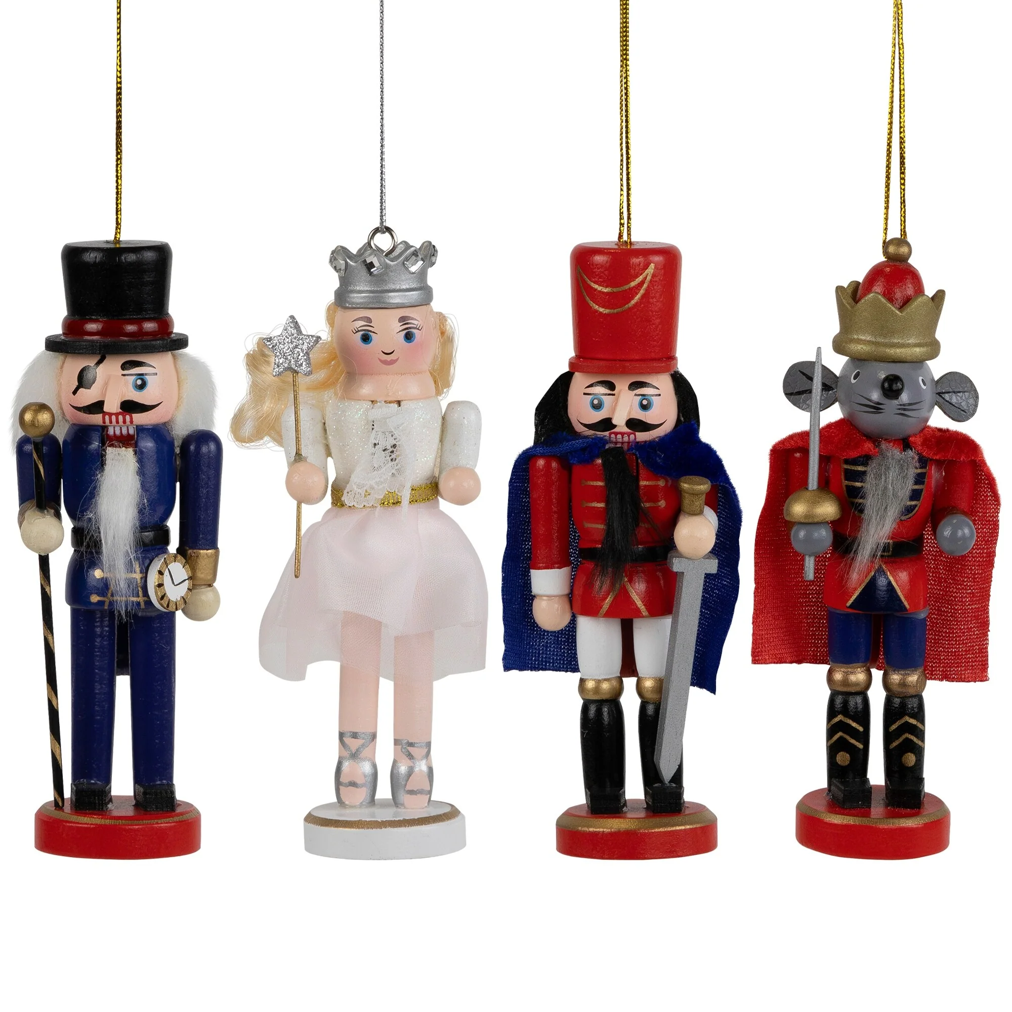 The Nutcracker Suite Character Christmas Ornaments - 5.25