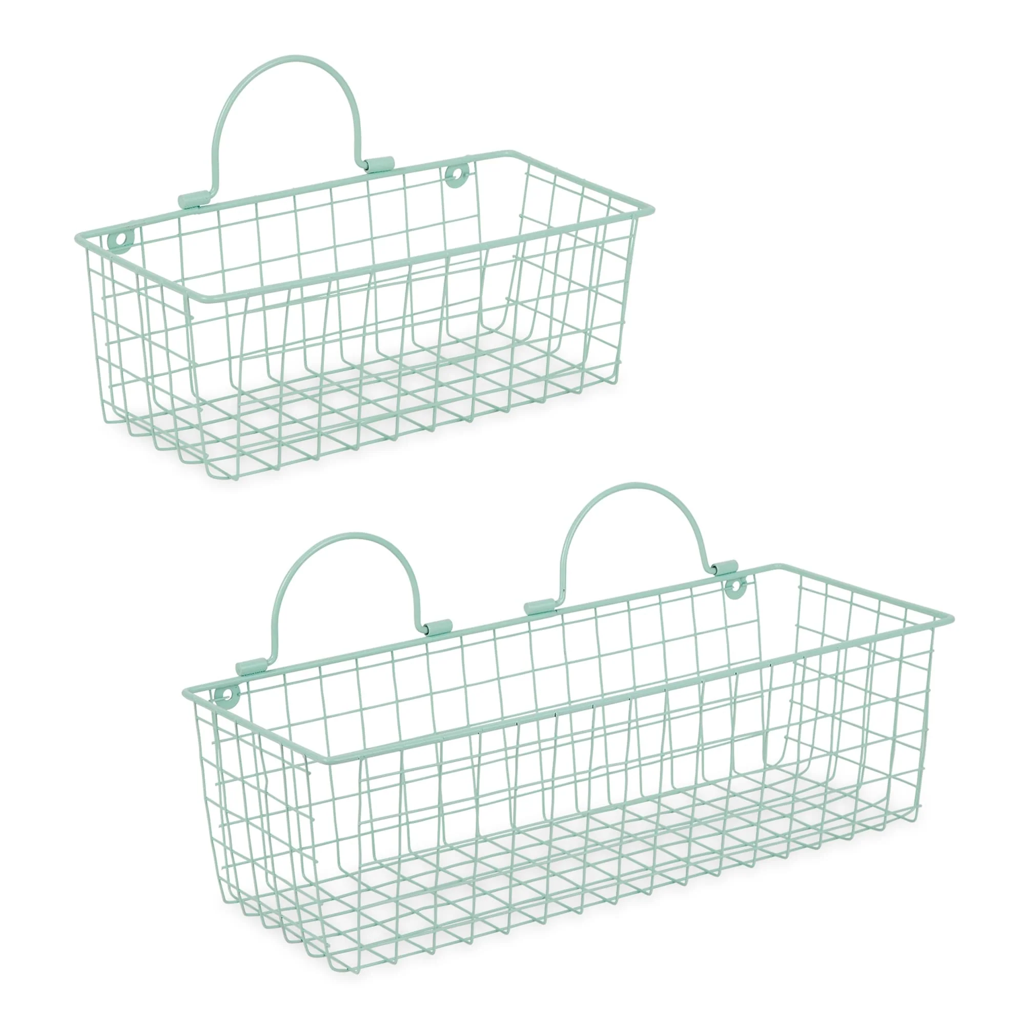DII Wire Wall Basket(Set of 2) Grey