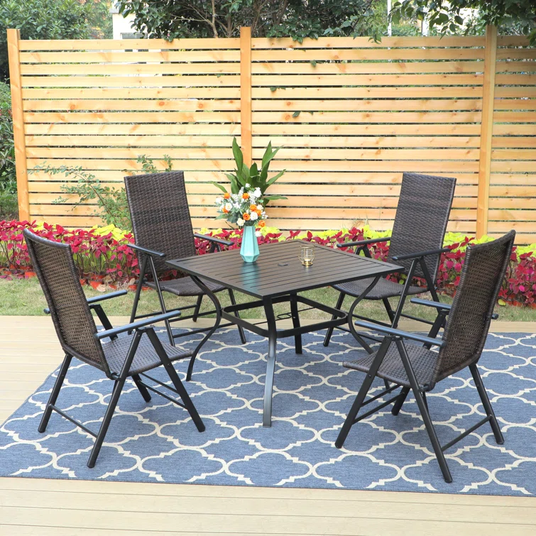Alyah 4 - Person Square Outdoor Dining Set