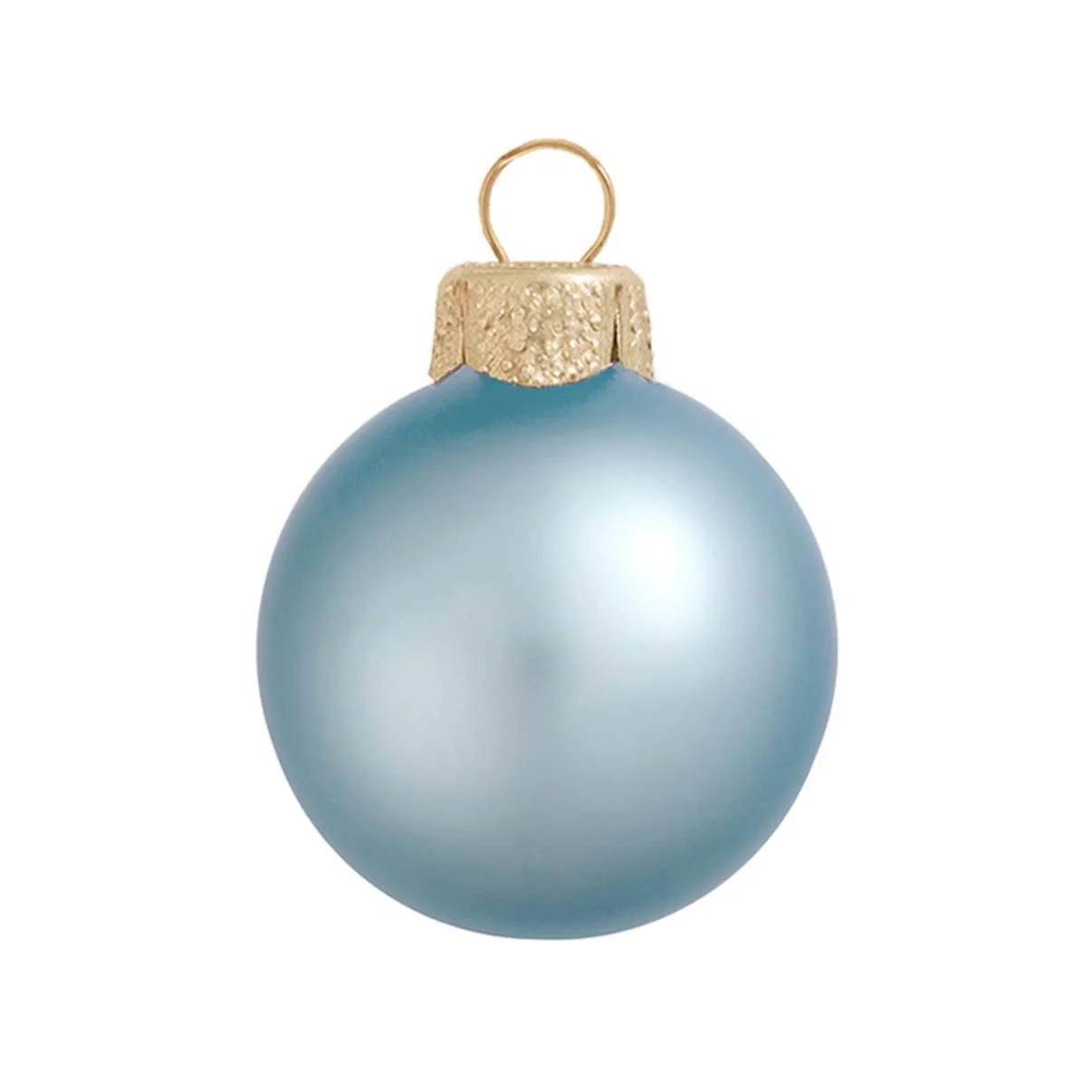 Matte Finish Glass Christmas Ball Ornaments 3.25