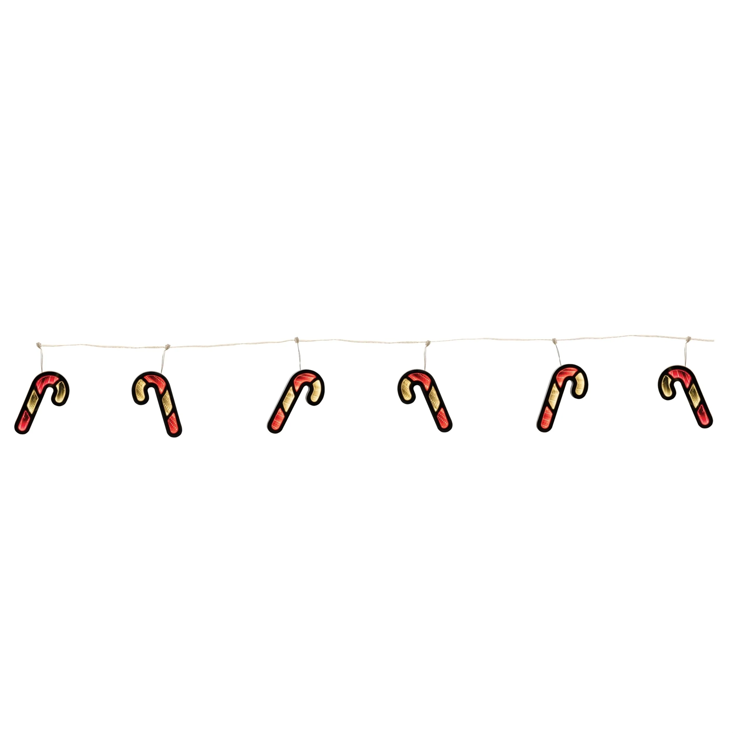 Candy Cane Ekkolight Garland 68