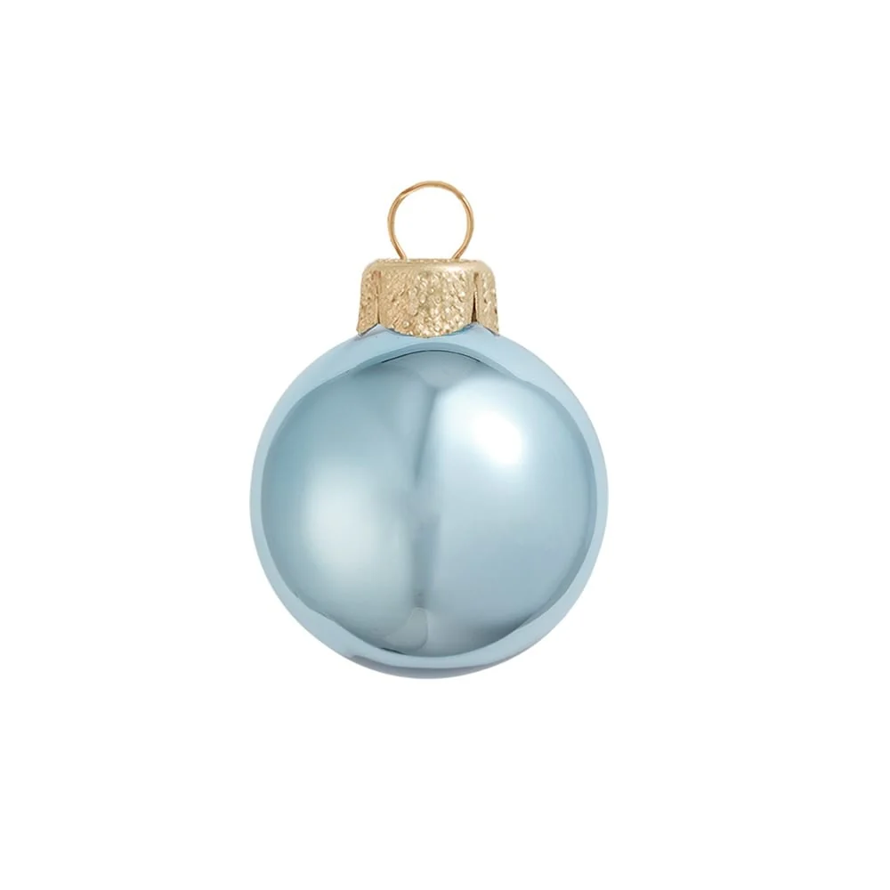 Shiny Finish Glass Christmas Ball Ornaments 3.25