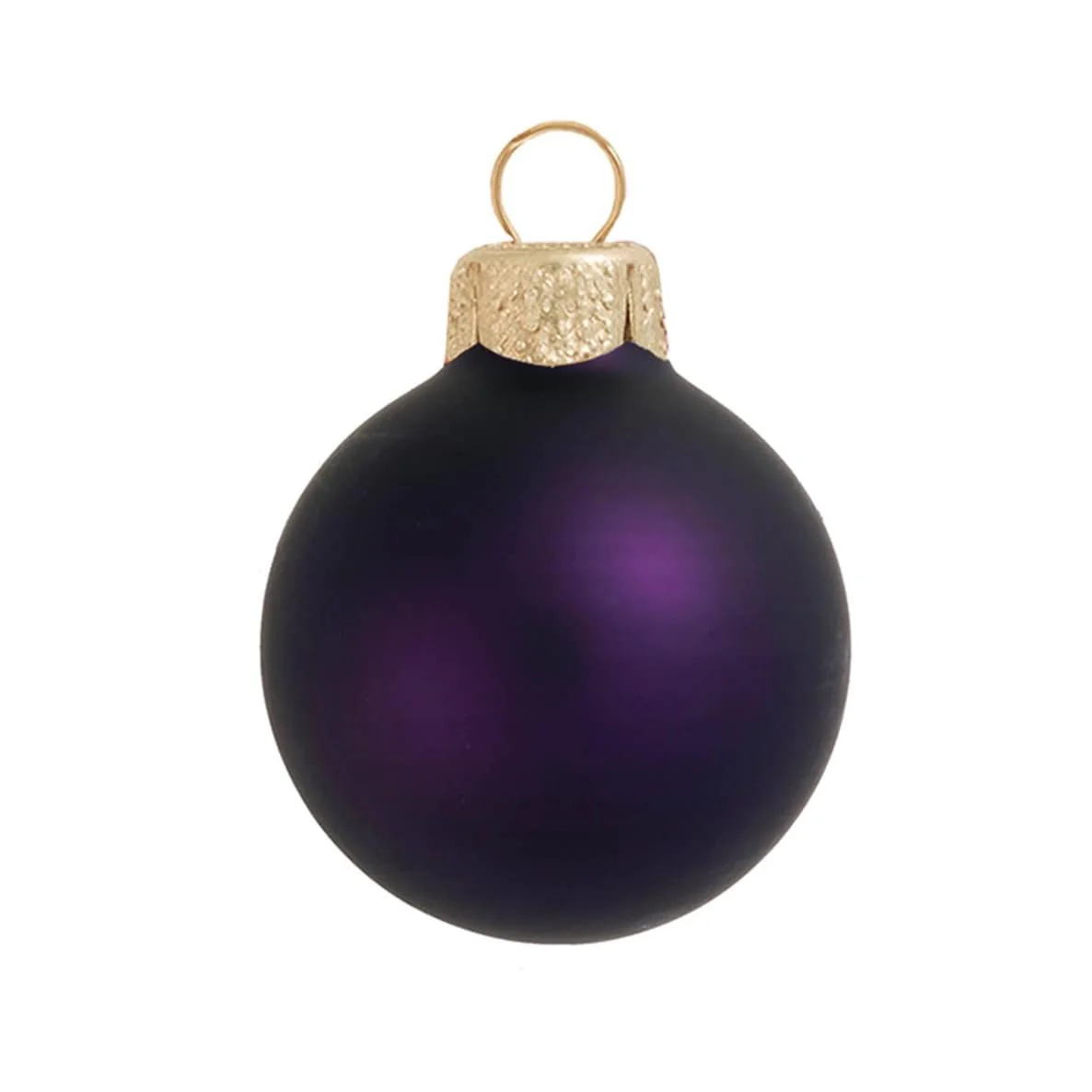 Matte Finish Glass Christmas Ball Ornaments 4