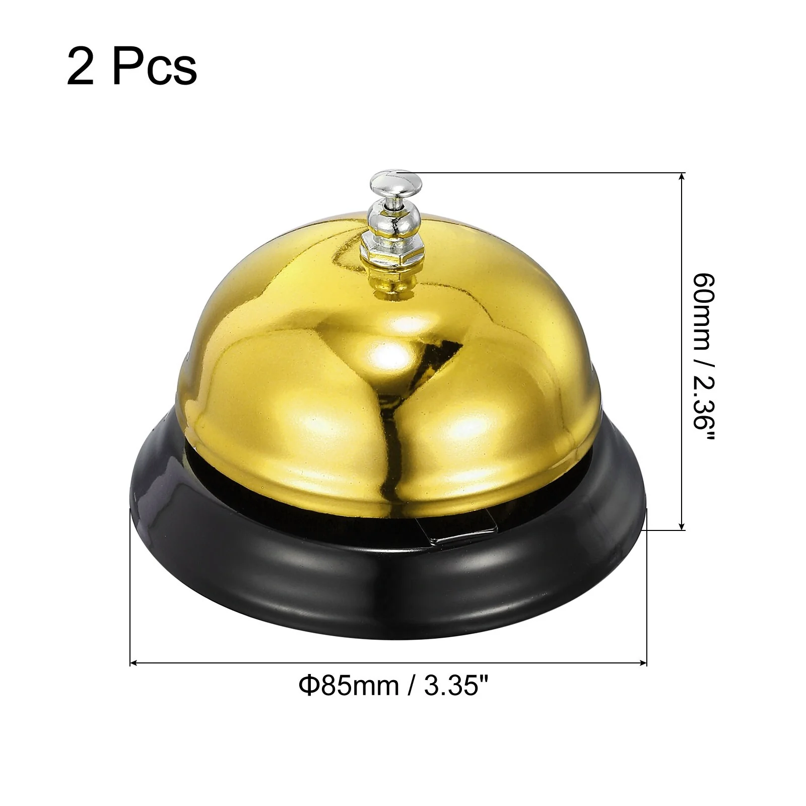 Desk Bell, 2pcs 85mm(3.35