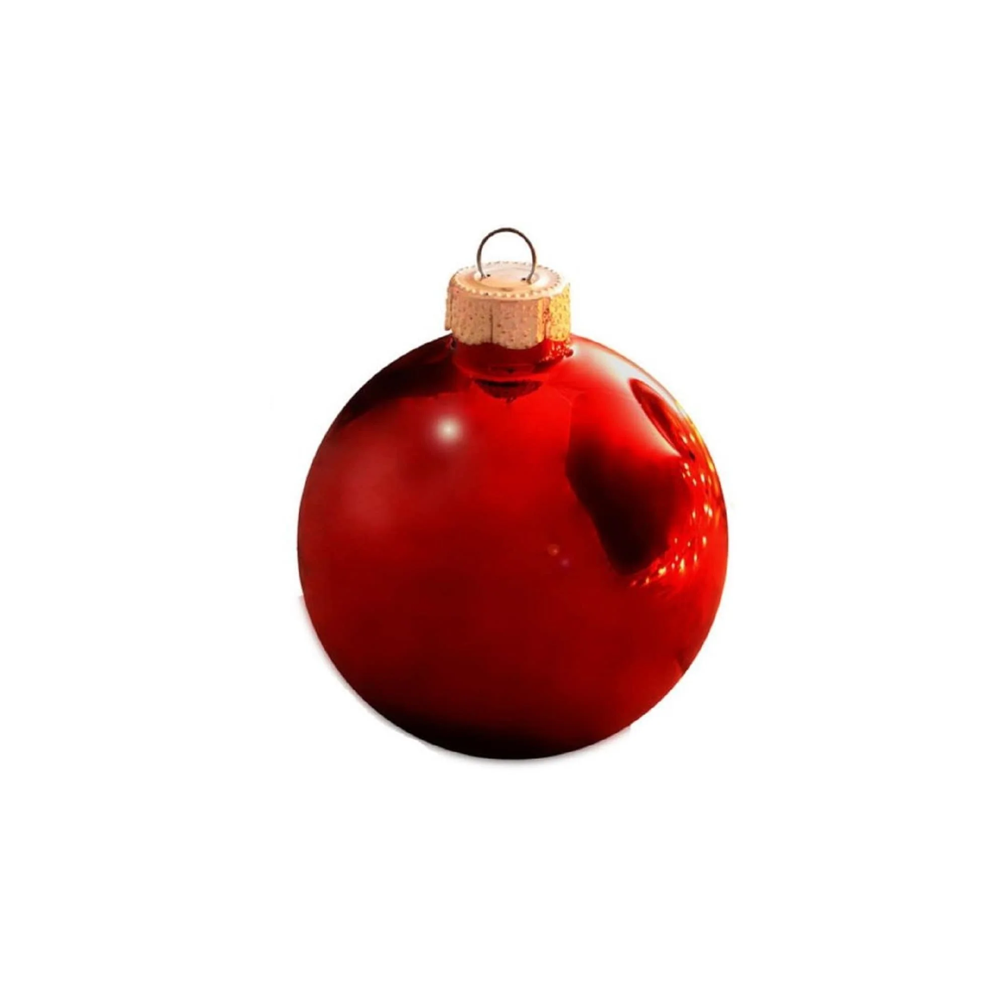 Shiny Finish Glass Christmas Ball Ornaments 1.25