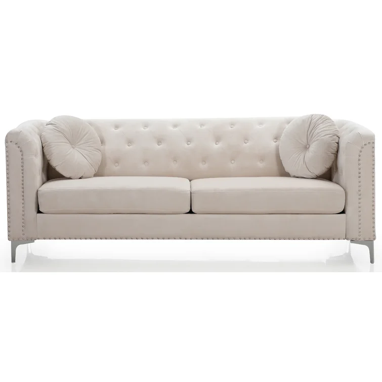 Locker 83'' Upholstered Sofa