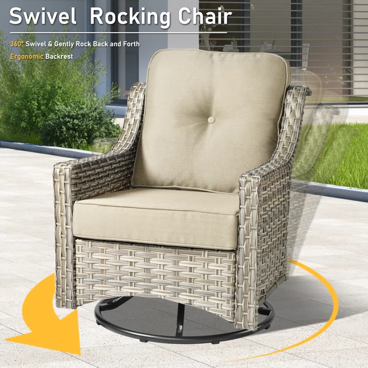 Daliya 6 - Person Outdoor Seating Group with Cushions
