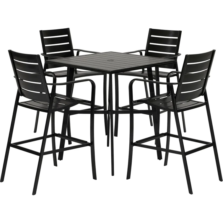 Kazakoff 4 - Person Square Outdoor Dining Set