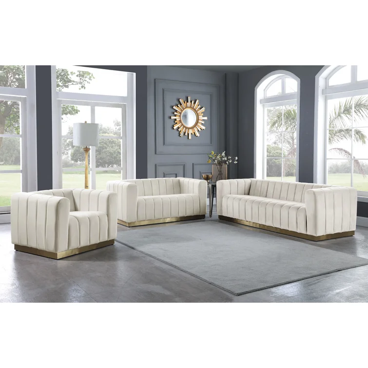 Tyneside 86.5'' Velvet Sofa