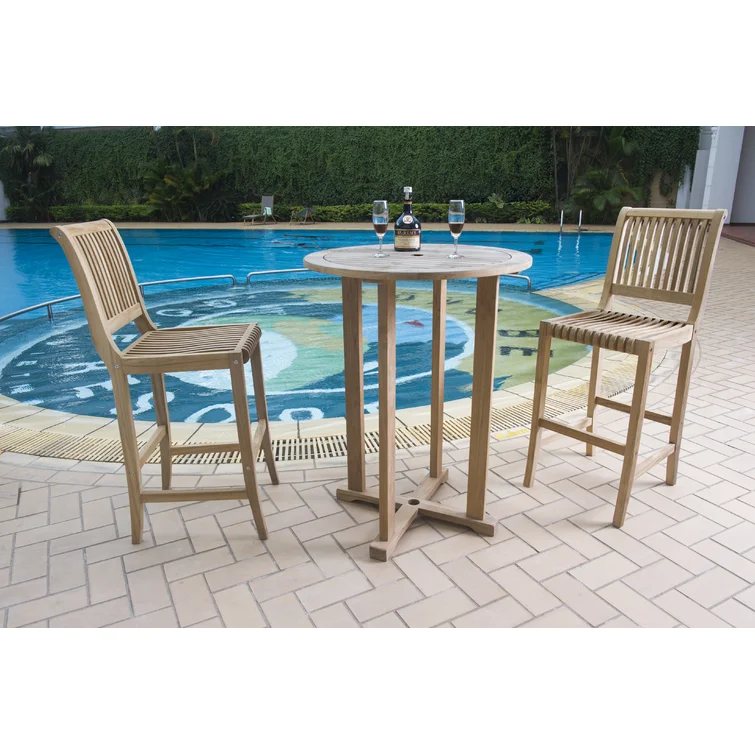 Kauffman 2 - Person Round Outdoor Dining Set