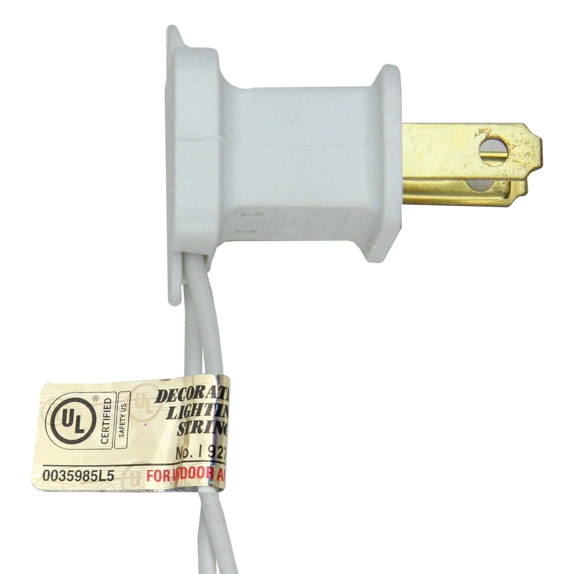 10ct Colored Umbrella Patio String Light Set, 7.25ft White Wire