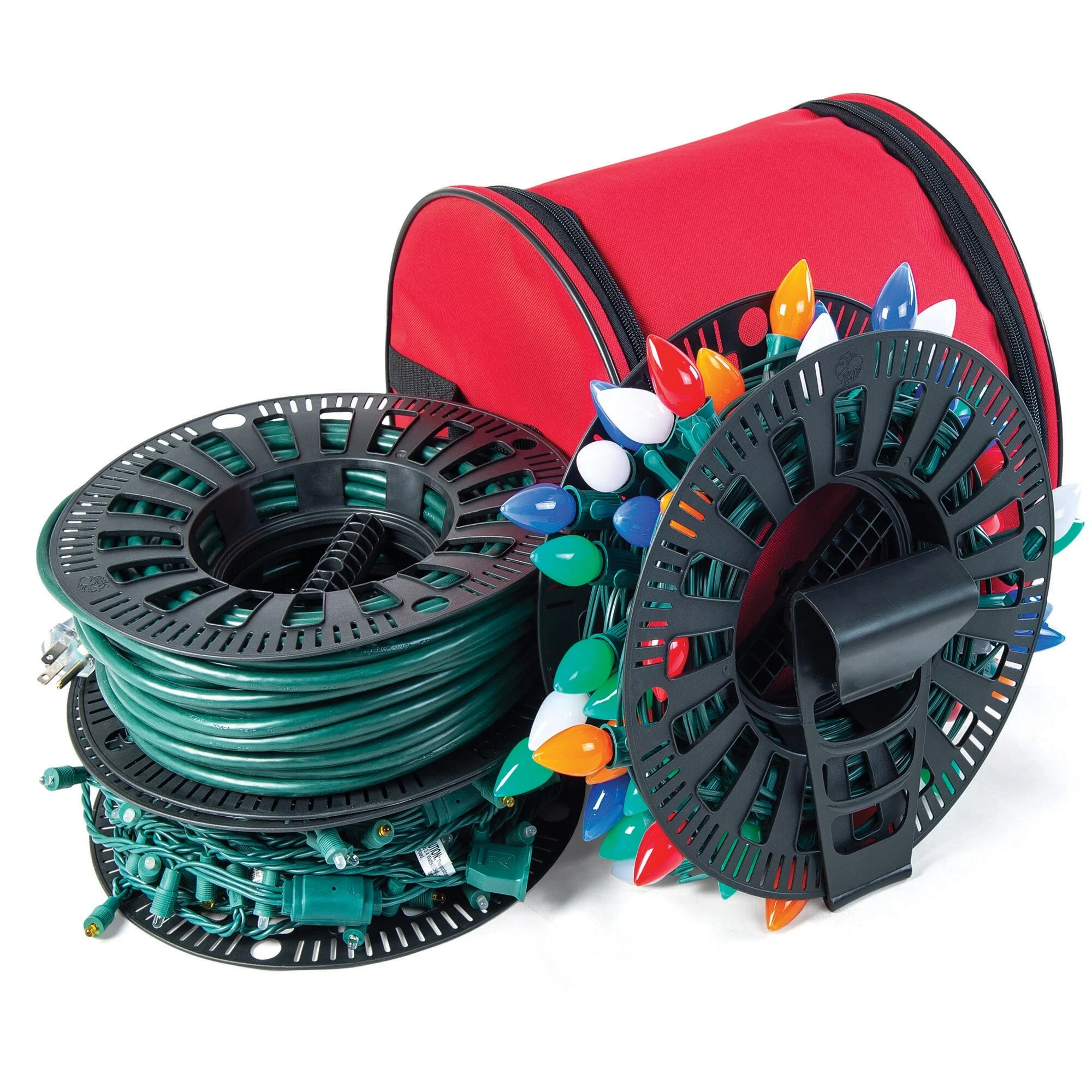 Install N Store Christmas Light Storage Reel and Bag - 12.5