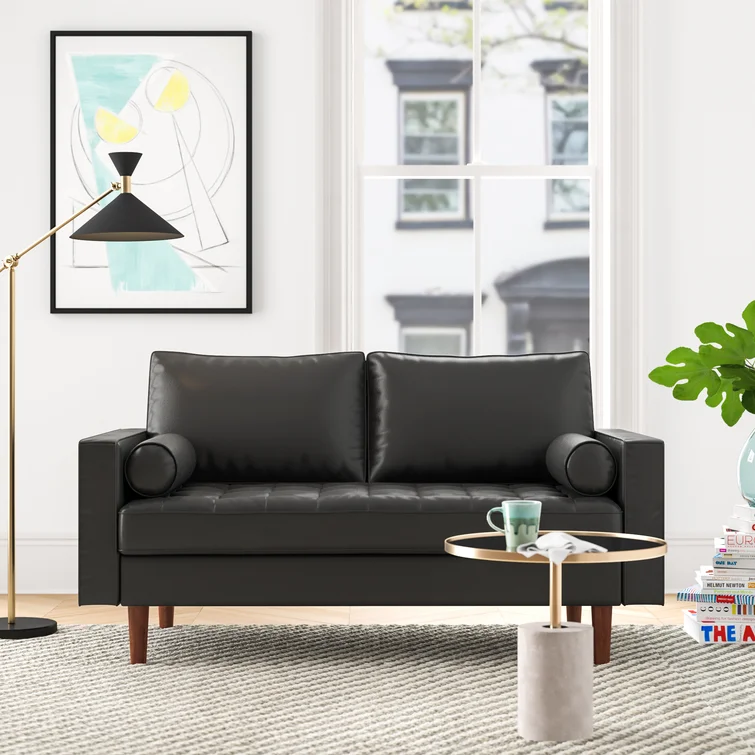 Ashfaq 57.87'' Upholstered Loveseat