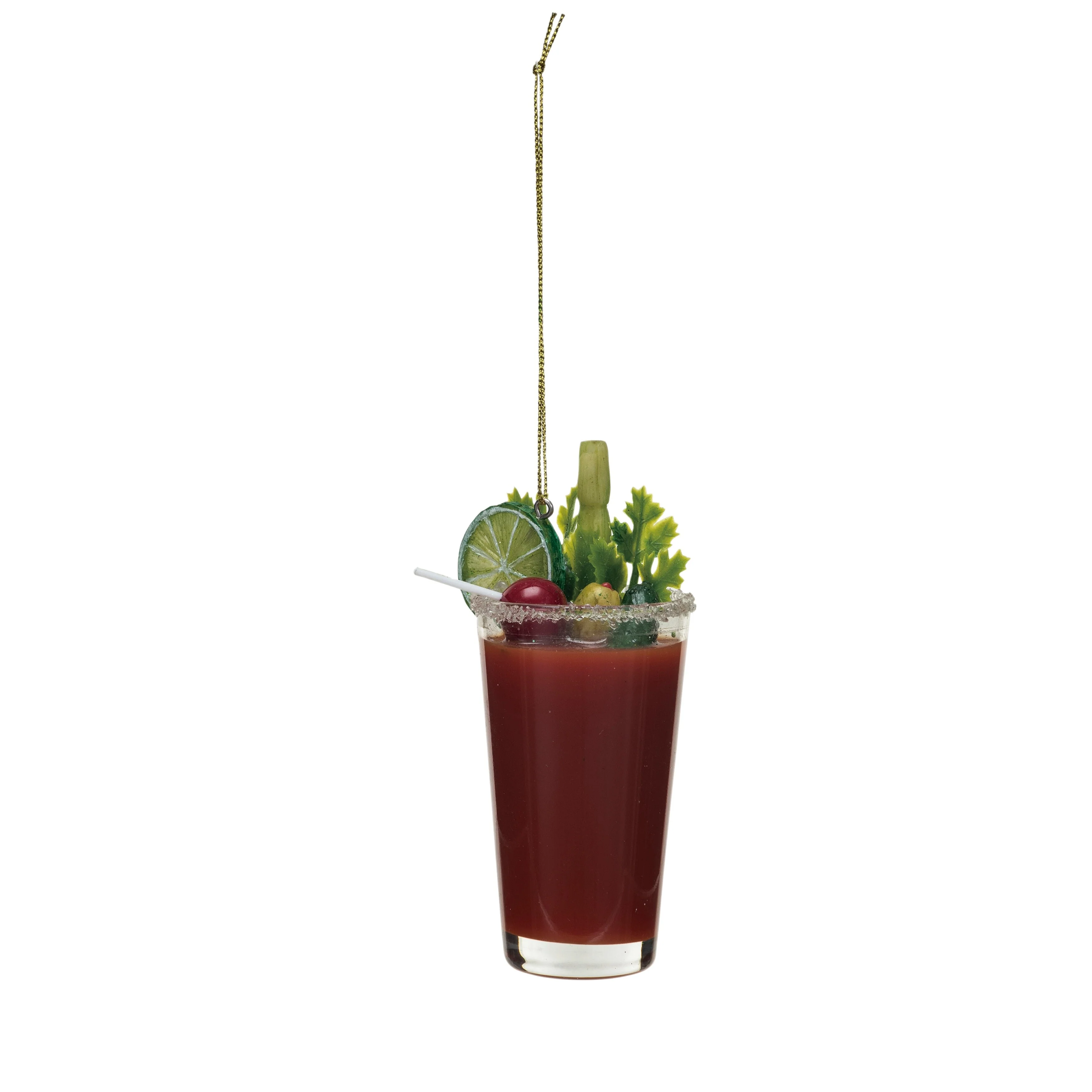 Decorative Glass Bloody Mary Ornament