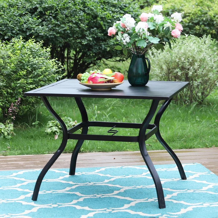 Alyah 4 - Person Square Outdoor Dining Set with Cushions