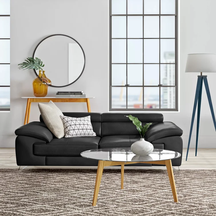 Elberton 77'' Leather Sofa