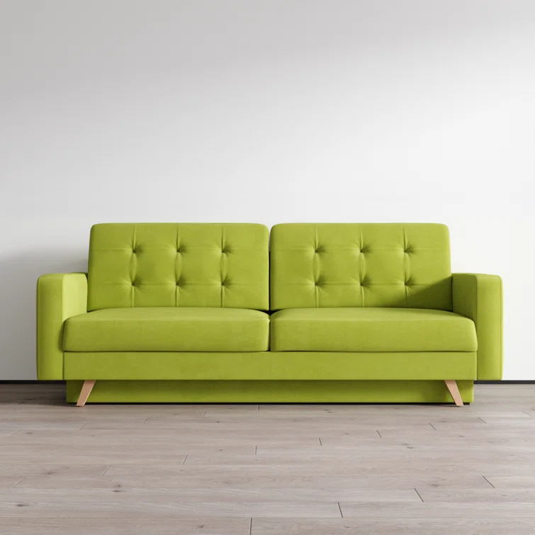 Vegas Sofa Full / Double 90'' Upholstered Tufted Sleeper