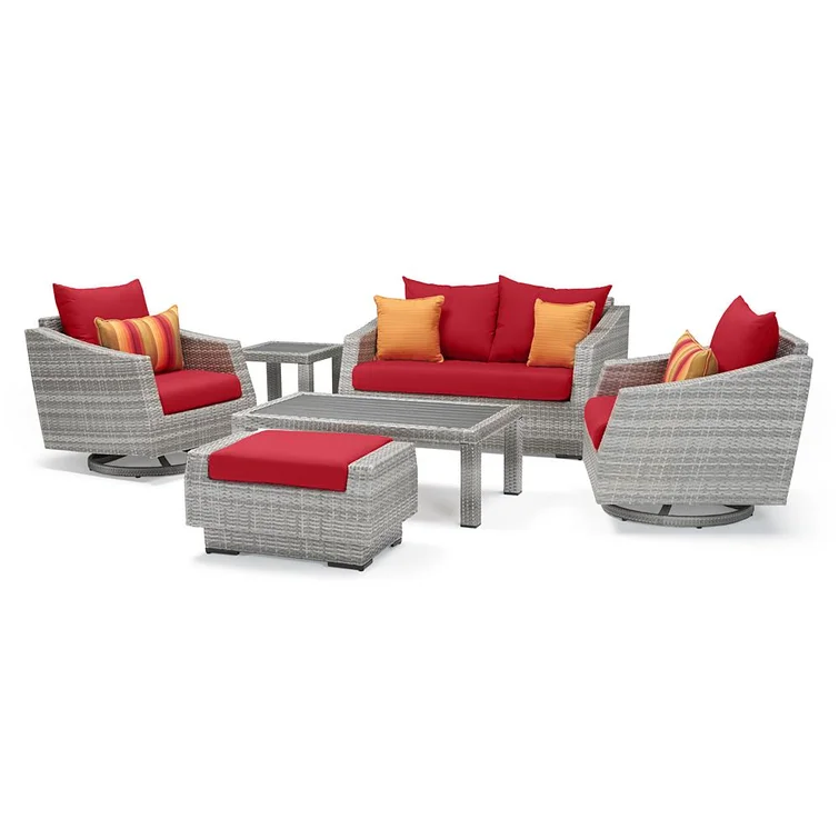 Sehrish 5 - Person Outdoor Seating Group with Cushions