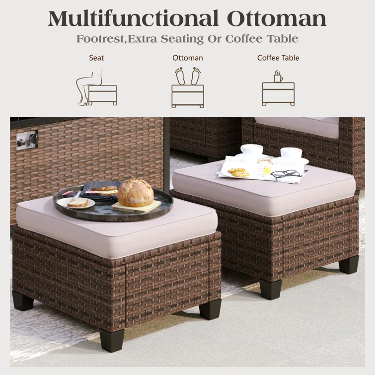 Tapasi 5 - Person Outdoor Seating Group with Cushions