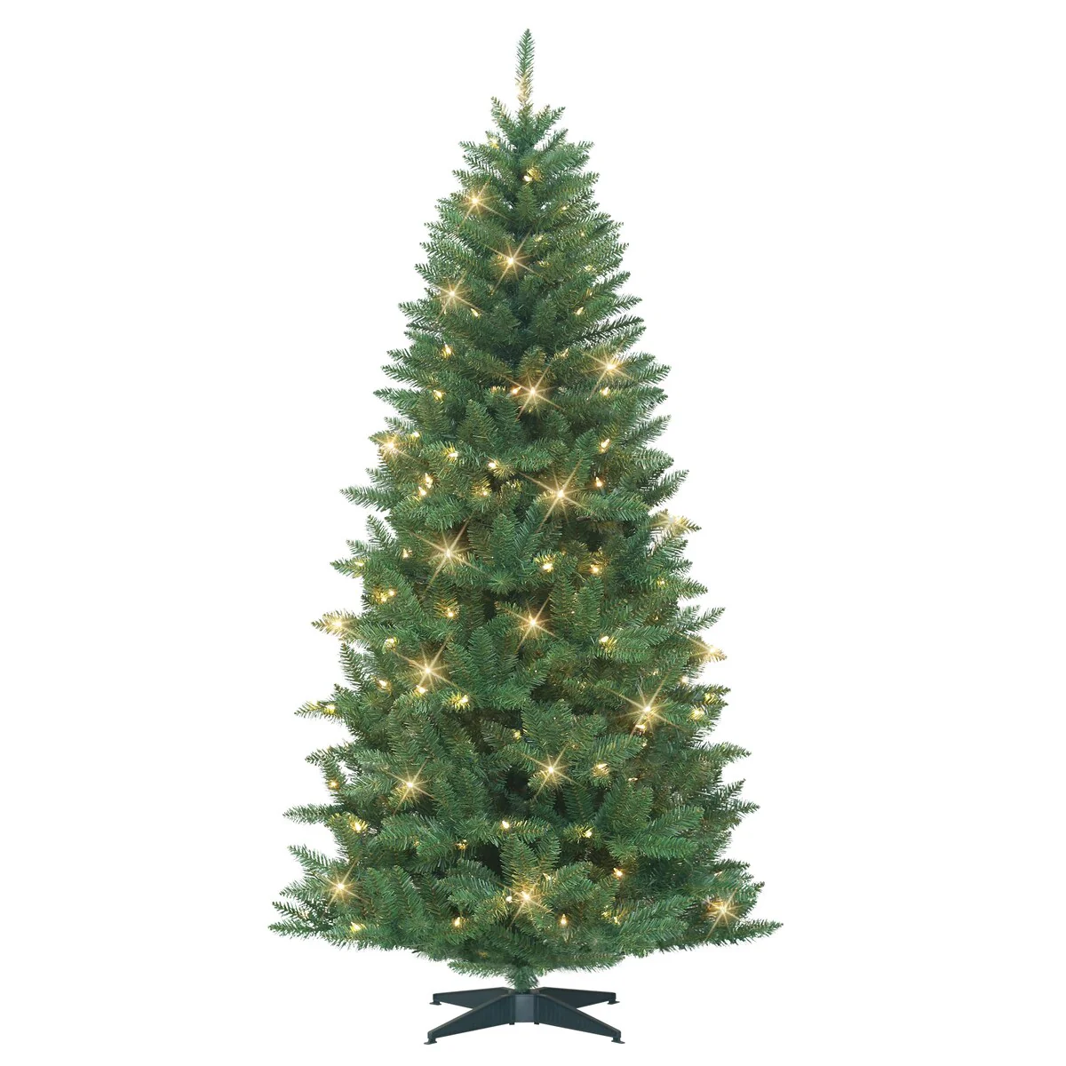 Puleo International 7 ft. Pre-Lit Carson Artificial Pine Tree