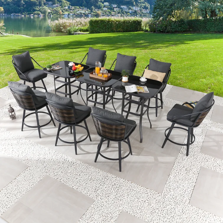 8 - Person Square Outdoor Dining Set