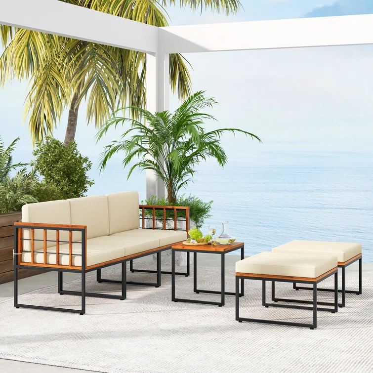 Tuule 5 - Person Outdoor Seating Group with Cushions