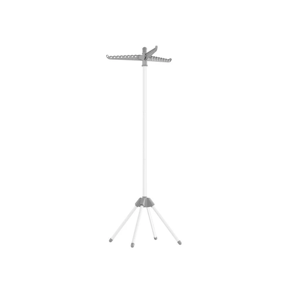 Stainless Steel Foldable Clothes Drying Rack with 360° Rotatable Arms Large Capacity and Space-Saving Design