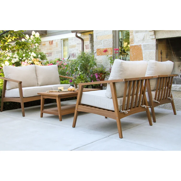 Akiva 6 - Person Outdoor Seating Group with Cushions