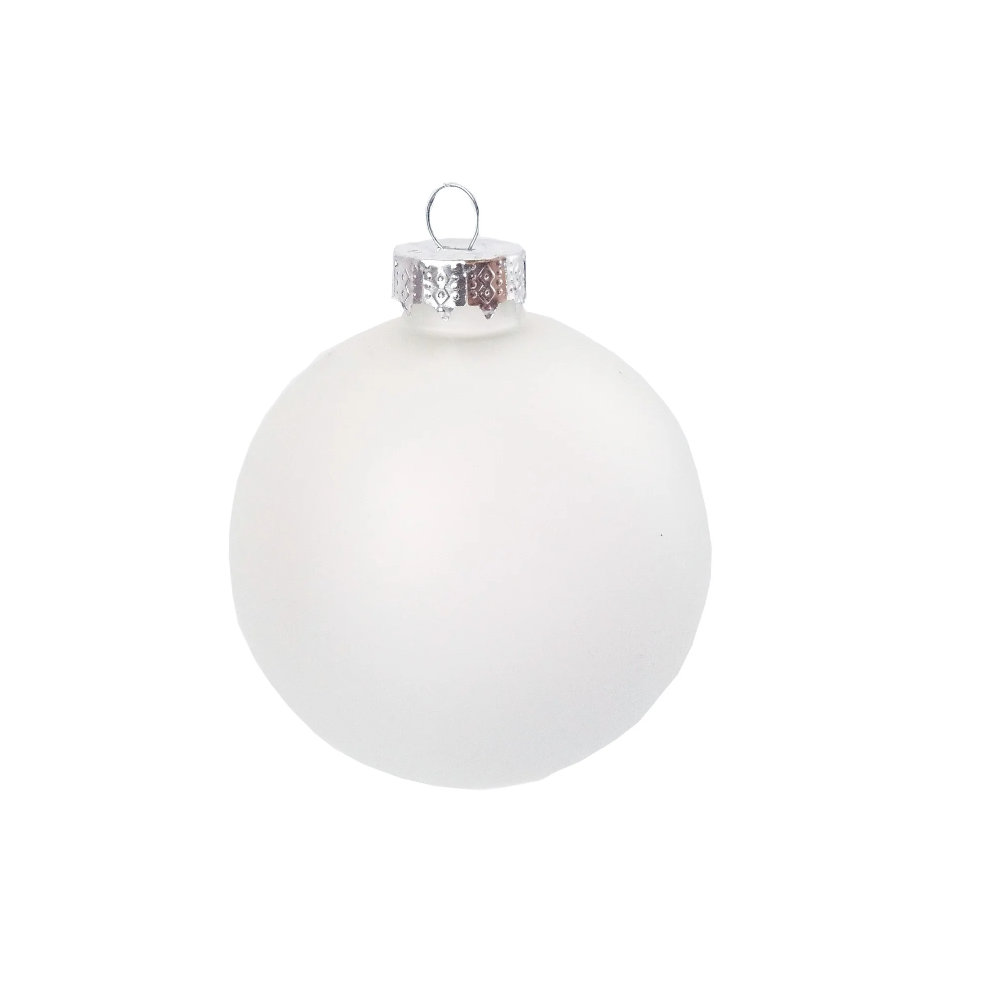 Matte Finish Glass Christmas Ball Ornaments 1.25