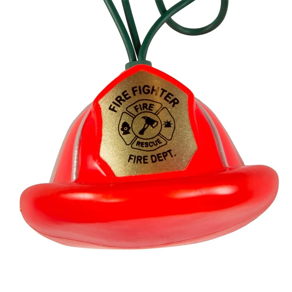 Kurt Adler UL 10-Light Firefighter Helmet Light Set