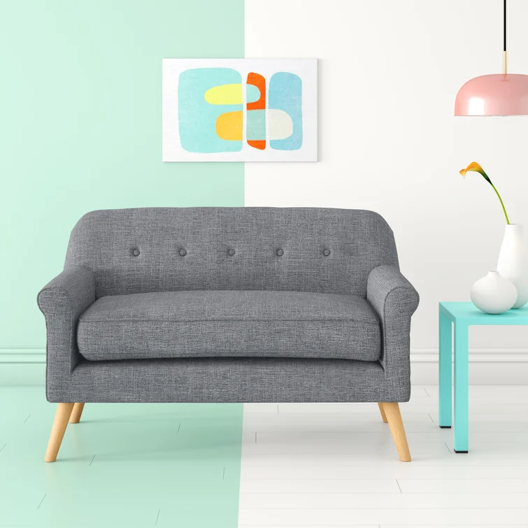 Deby 49.75'' Upholstered Loveseat