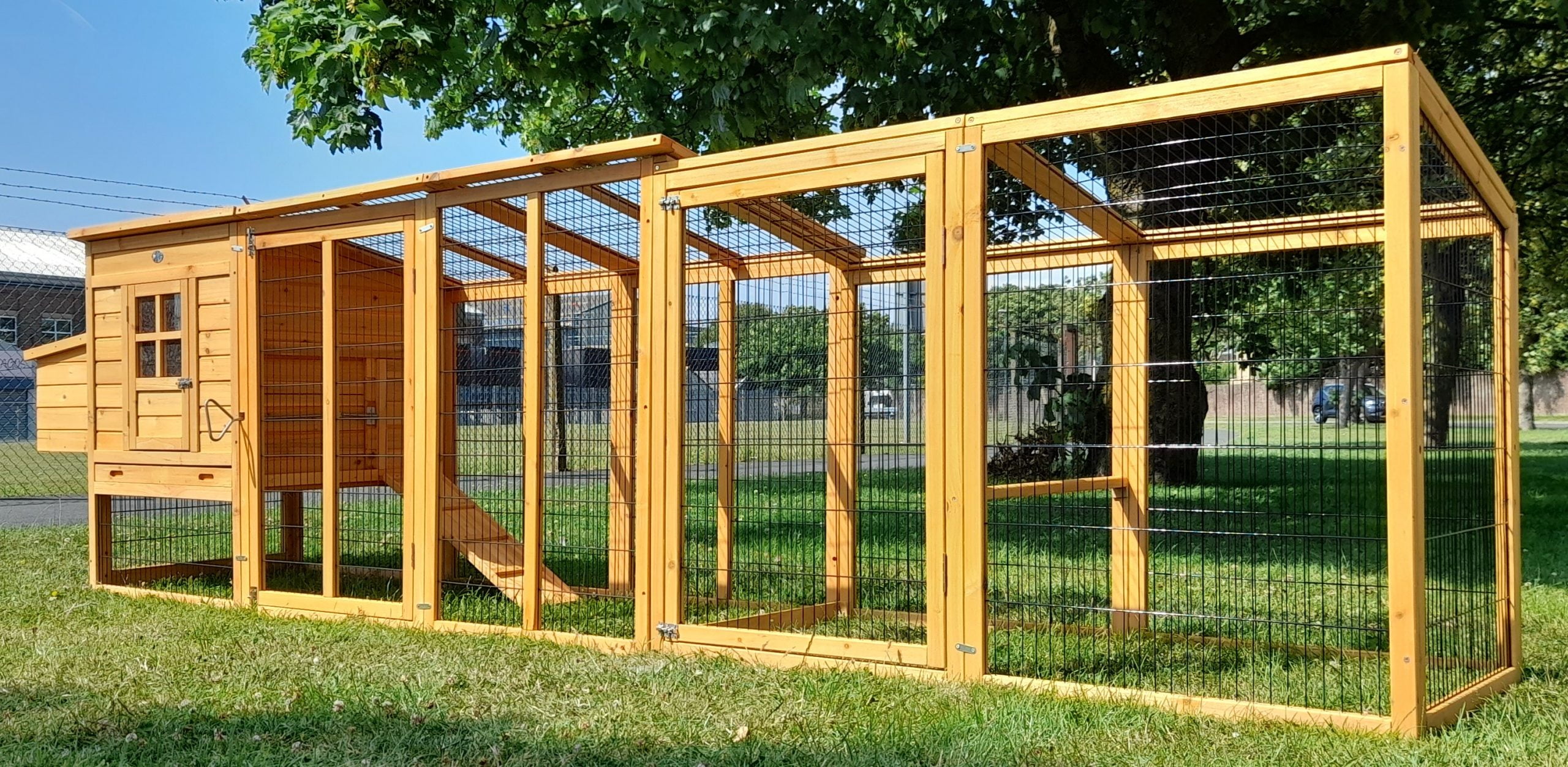 12.5ft Courtyard XL Design Chicken Coop & Run