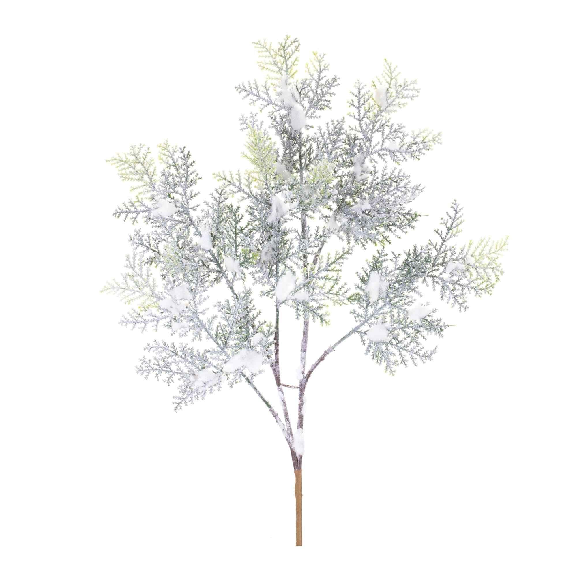 Set of 12 Flocked Cedar Artificial Christmas Branches 21