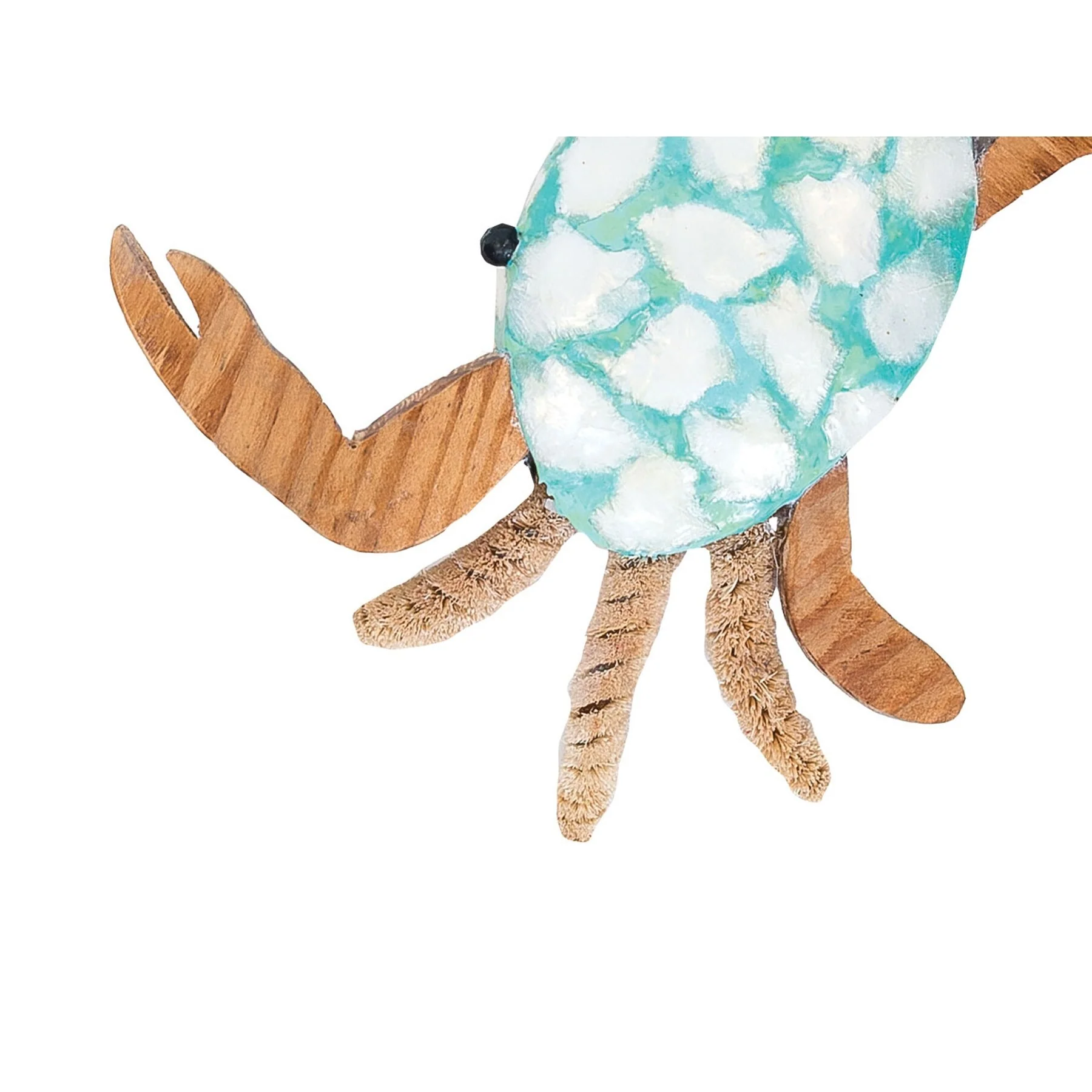 Mosaic Crab Christmas Xmas Ornament