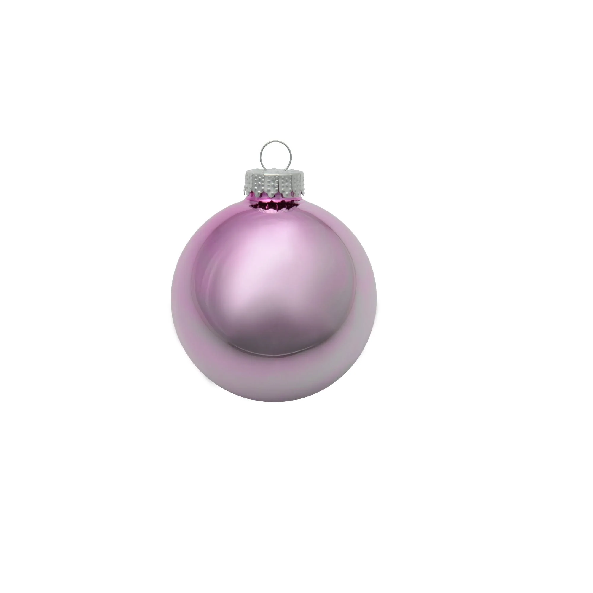 Shiny Finish Glass Christmas Ball Ornaments 3.25