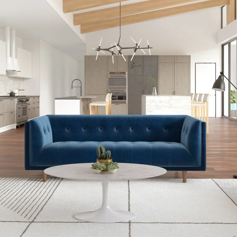 George 82'' Velvet Sofa