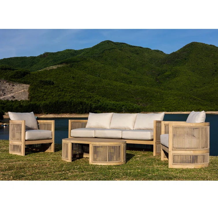 Cabo 5 - Person Outdoor Seating Group with Cushions