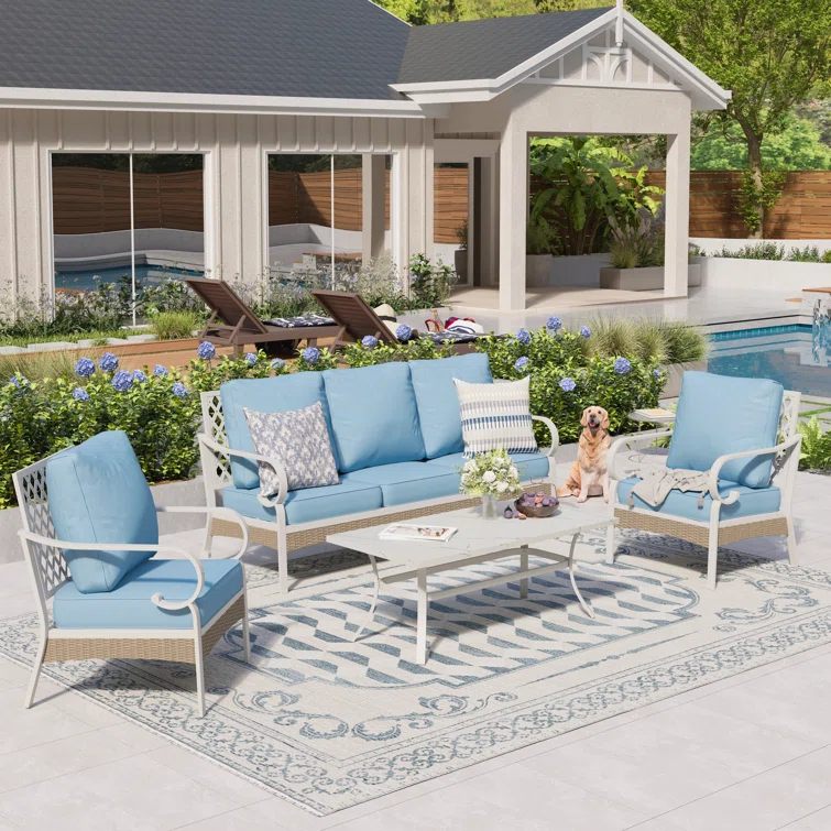 Tapasi 5 - Person Outdoor Seating Group with Cushions