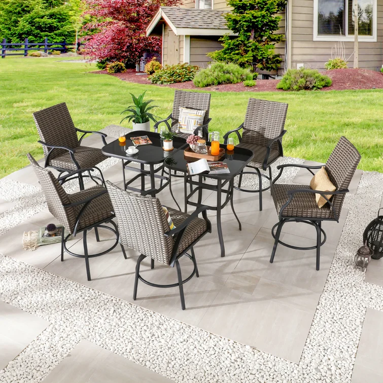 6 - Person Square Outdoor Dining Set