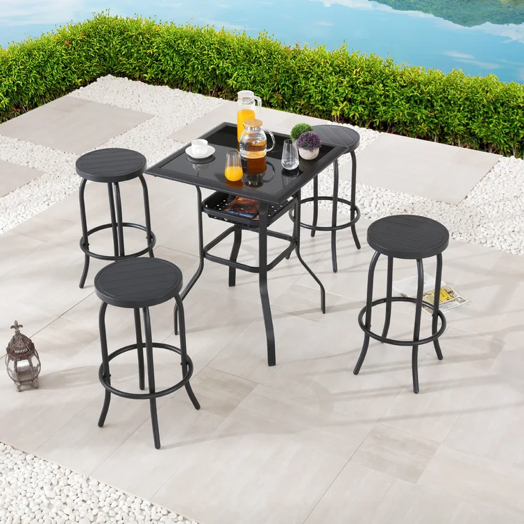 4 - Person Square Outdoor Dining Set